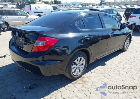 2012 Honda Civic Lx from USA, damaged, VIN JHMFB2F5XCS005782